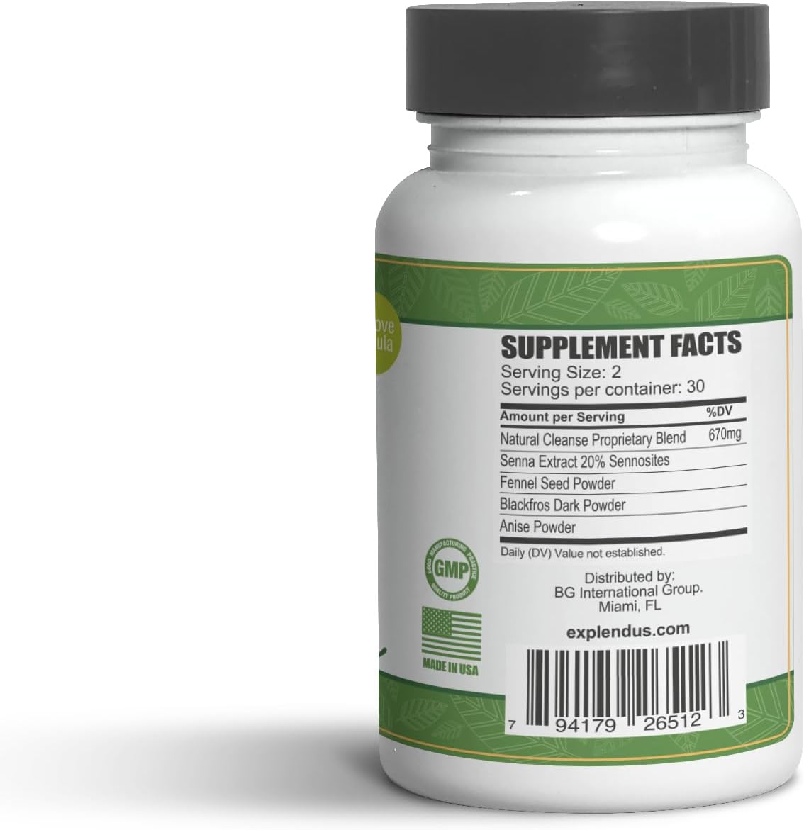 Natural Vita Natural Cleanse Colon Supplement – All Body Cleanser with Proprietary Blend (60 Capsules) - görsel 3