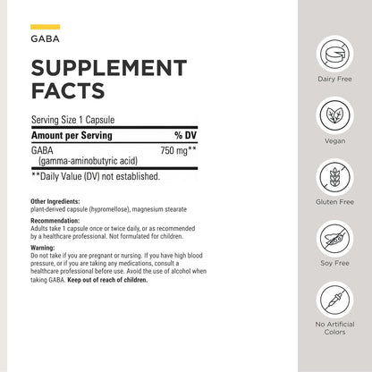 Integrative Therapeutics GABA, 60 Capsules