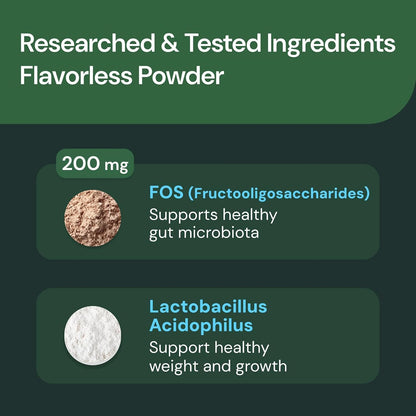 VetriScience Veterinary Strength Gut Health Powder – Probiotic for Dogs & Cats, 60 Servings