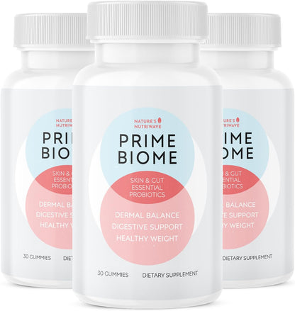 PrimeBiome Gummies – Inulin, Lion's Mane & Ginger | Prebiotic and Probiotic Support