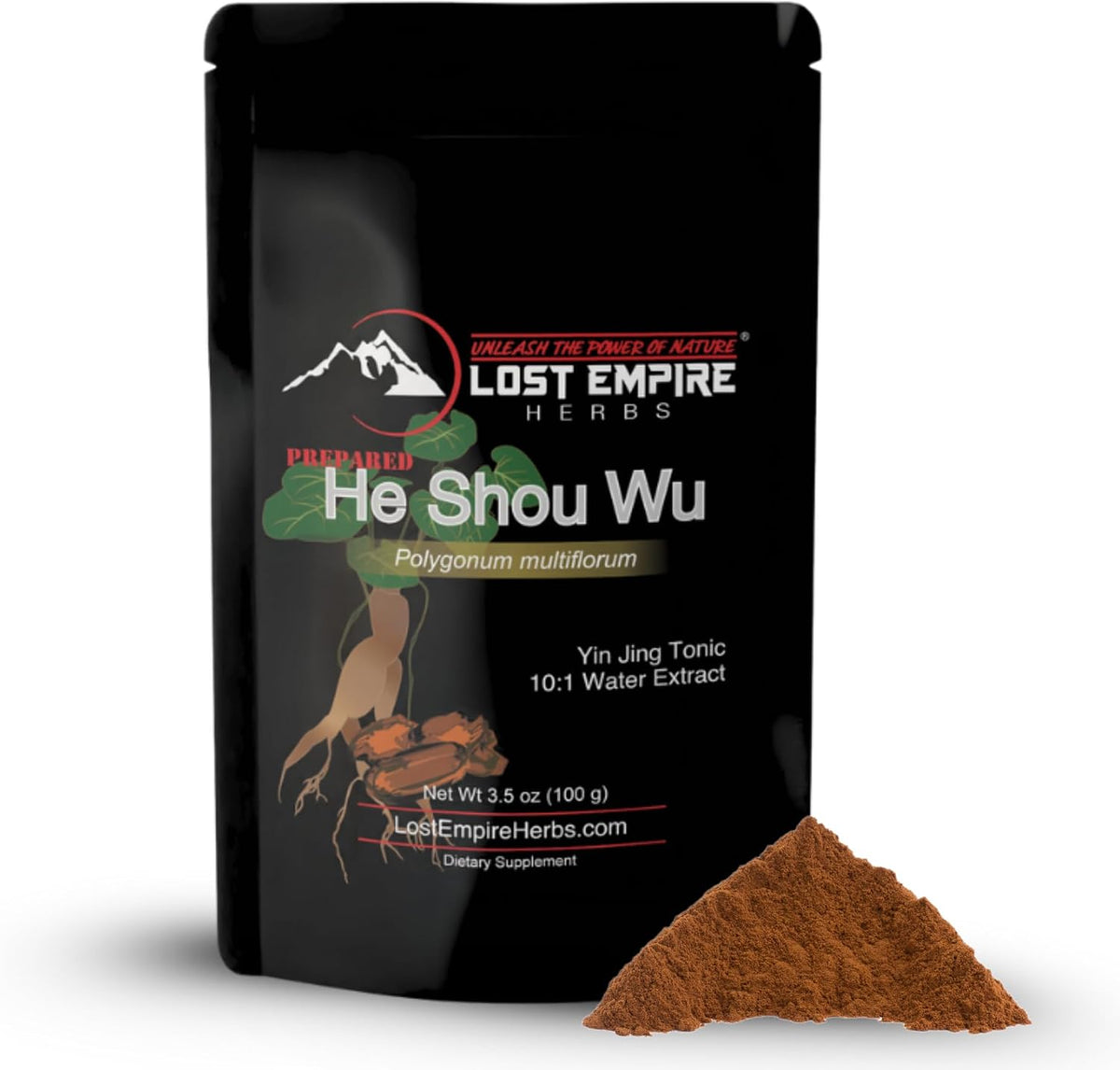 Lost Empire Herbs He Shou Wu 10:1 Extract Powder (100g) - görsel 1
