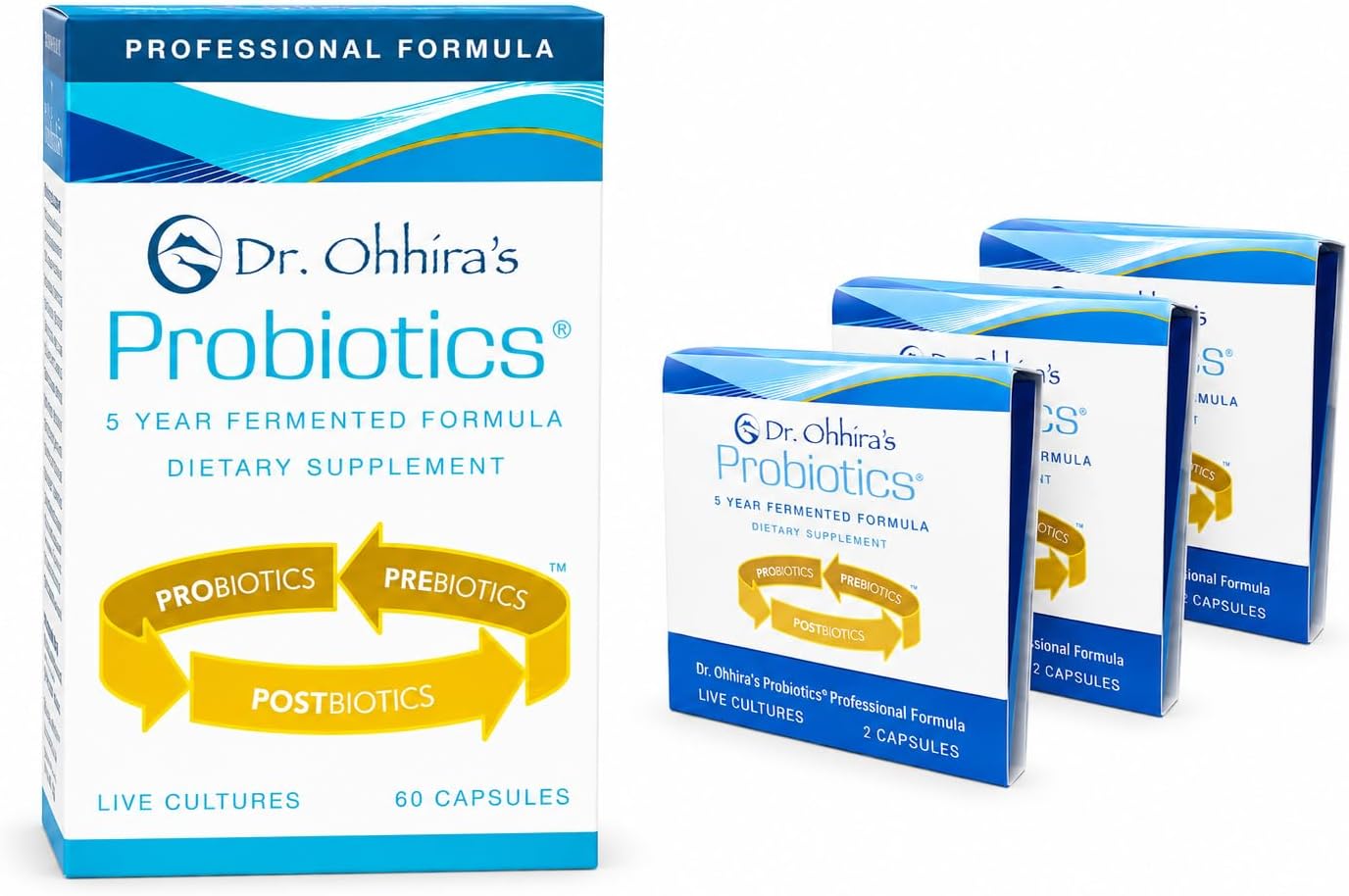 Dr. Ohhira's Probiotics Professional Formula (60 Capsules + Bonus Travel Samples) - görsel 1