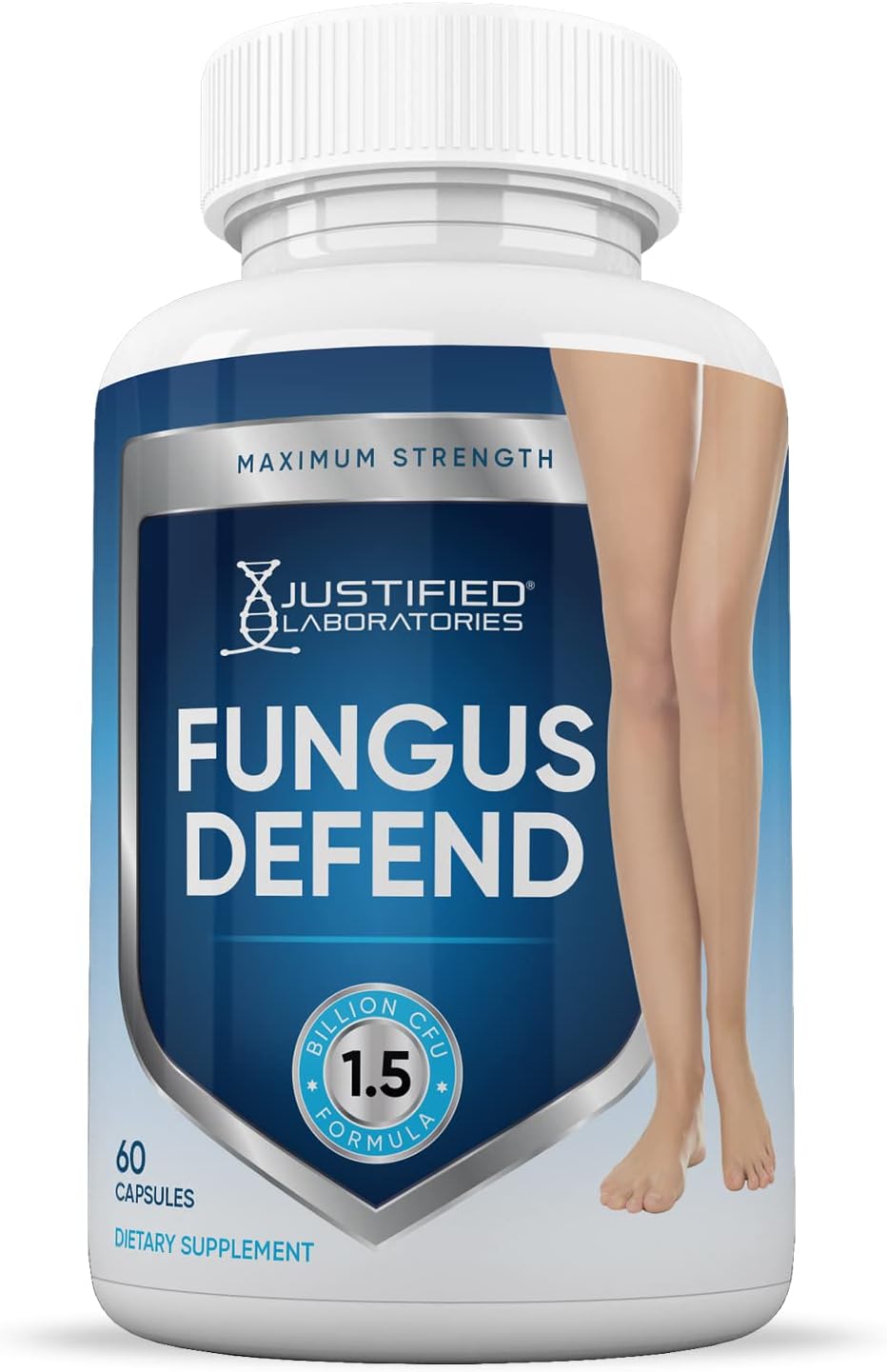 Justified Laboratories (2 Pack) Fungus Defend Pills 1.5 Billion CFU Probiotic 120 Capsules - görsel 3