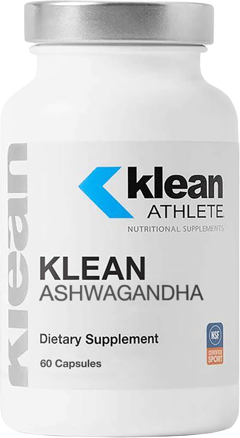 Klean Athlete Klean Ashwagandha - for Occasional Stress - Supports Adaptations to Training* - Adaptogen Blend - Vegan & Non GMO - 60 Capsules - görsel 1