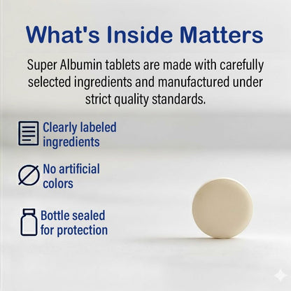 Nu-Health Super Albumin Hydrolysed Protein & Amino Tablets, Tissue Repair