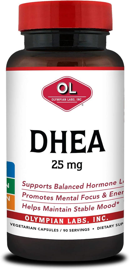 Olympian Labs DHEA 25 mg, 90 Capsules
