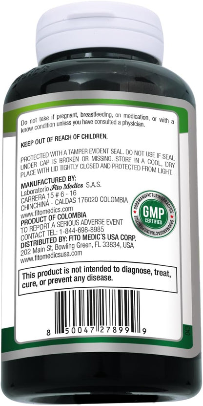 FITO MEDIC'S Beta Sitosterol 1200 mg - Plant Sterols Supplement, 240 Capsules