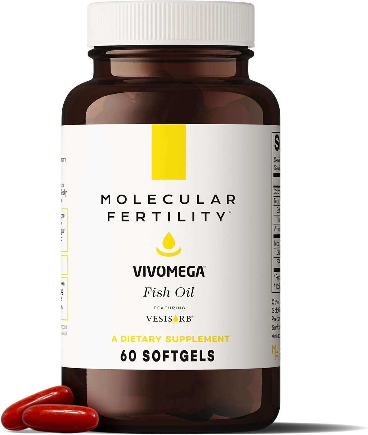 VIVOMEGA Fish Oil with VESIsorb – Fertility Supplement for Women and Men - görsel 1