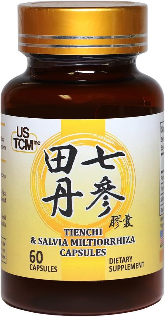 Tienchi Danshen Capsules – Pseudoginseng & Red Sage for Cardiovascular Support - görsel 1