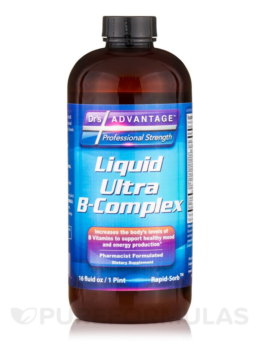 Dr's Advantage Liquid Ultra B Complex, 16 fl oz - görsel 1