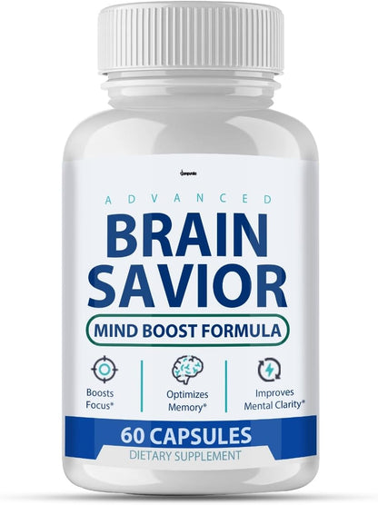 Brain Saviour New Advanced Formula Supplement - 1 Pack (30 Days Supply)