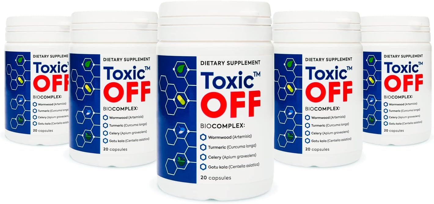 TOXIC OFF Daily Easy Swallow Capsules (20 Capsules) - görsel 1
