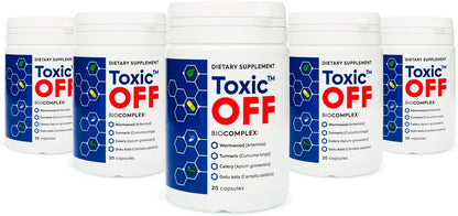 TOXIC OFF Daily Easy Swallow Capsules (20 Capsules)