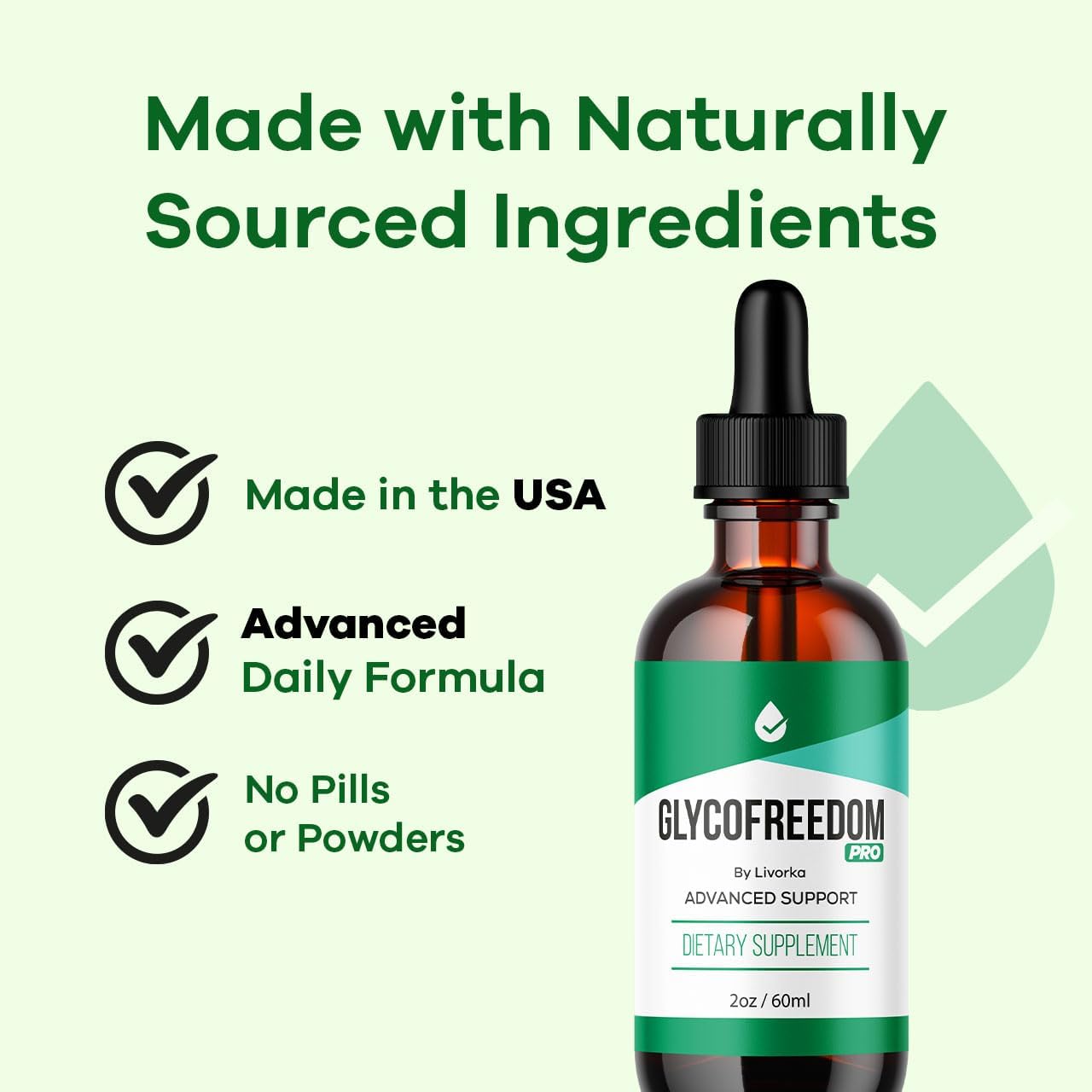 GlycoFreedom Drops – Advanced Formula Liquid Supplement, 5 Bottles - görsel 5
