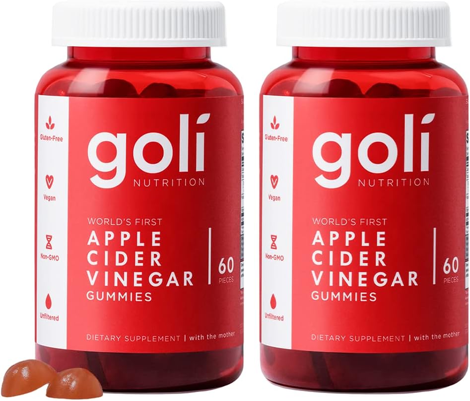Goli Apple Cider Vinegar Gummies with Vitamin B12 – 180 Gummies (3 Pack) - görsel 10