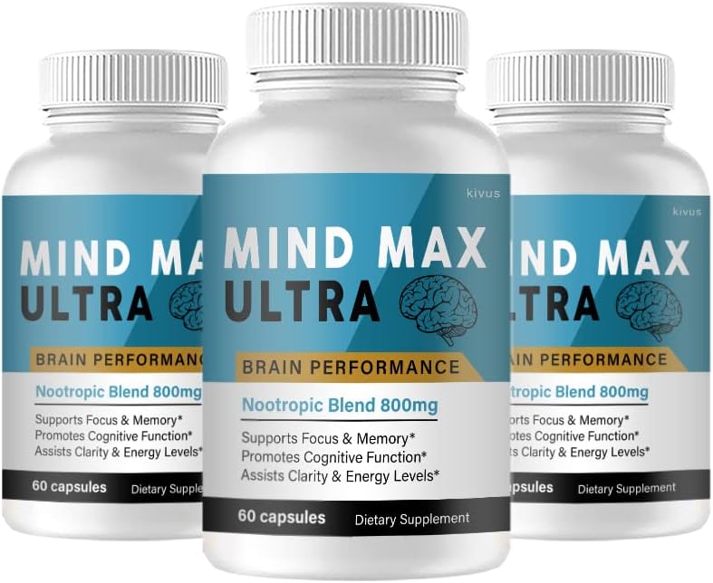 (3 Pack) Mind Max Ultra - Mind Max Ultra Brain Performance (180 Capsules) - görsel 1