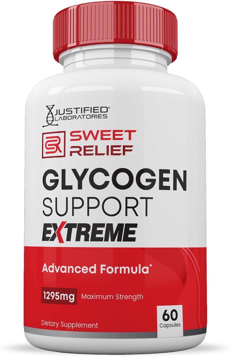Justified Laboratories Sweet Relief Glycogen Support Extreme - 1295mg Herbal & Vitamin Blend, 120 Capsules (Twin Pack) - görsel 5