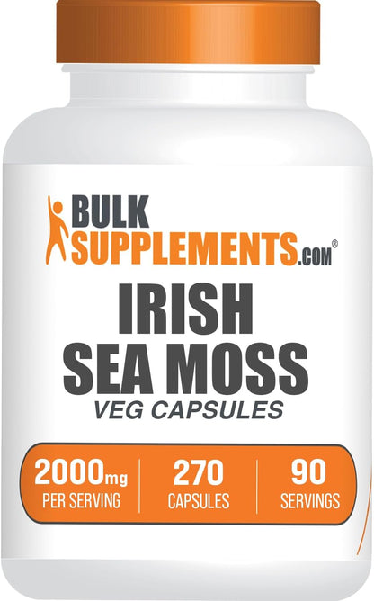 Irish Sea Moss Capsules (2000 mg per Serving, 240 Capsules)