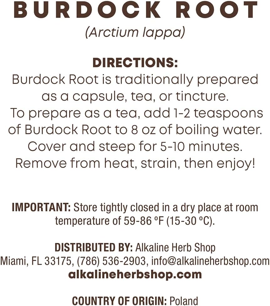 Just Herbs: Burdock Root - görsel 1