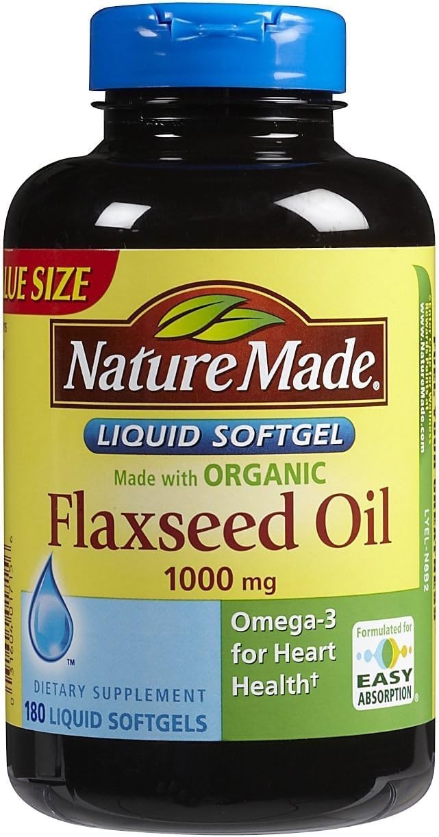 Nature Made Flaxseed Oil 1000 mg Softgels - görsel 1