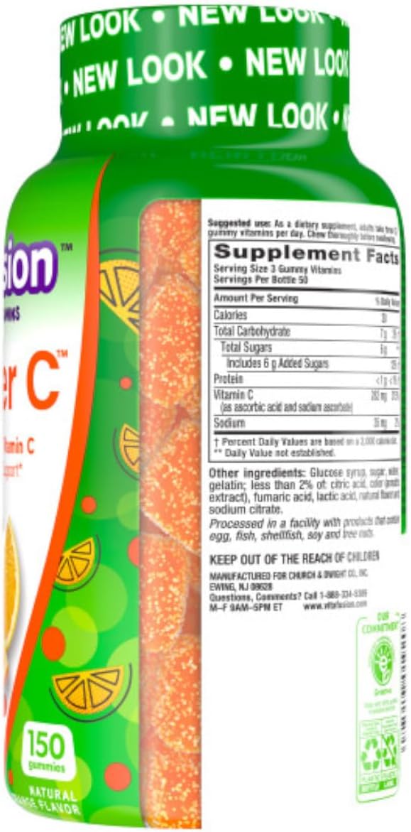 Vitafusion Power C Gummy Vitamins for Adults, 150 Gummies - görsel 5