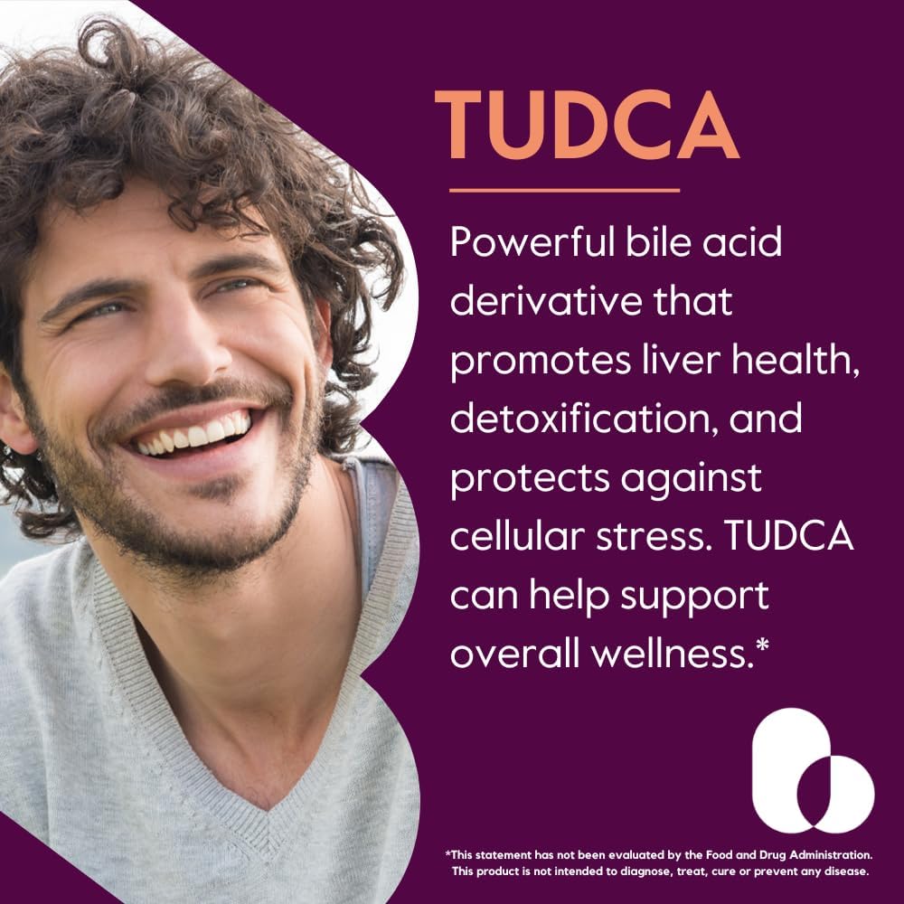 BESTVITE TUDCA 250mg (60 Capsules) (Tauroursodeoxycholic Acid) – No Stearates, Gluten-free, Non-GMO - görsel 2