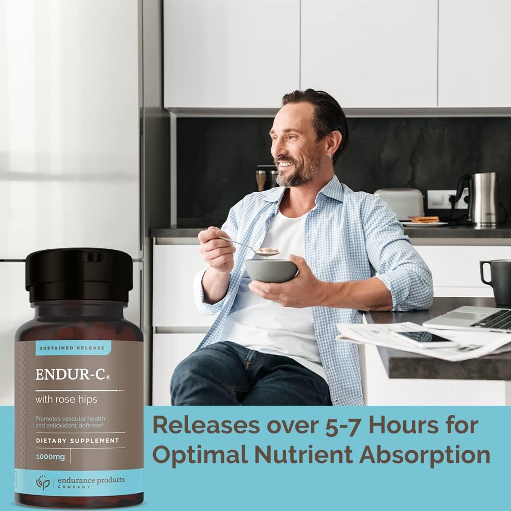 ENDUR-C® - 1000mg Sustained-Release Vitamin C Supplement – 150 Tablets - görsel 9