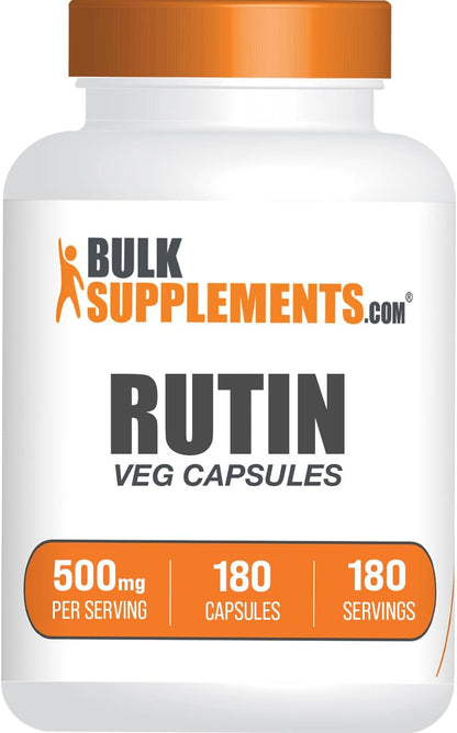 BulkSupplements.com Rutin 500mg Capsules – 180 Veg Capsules