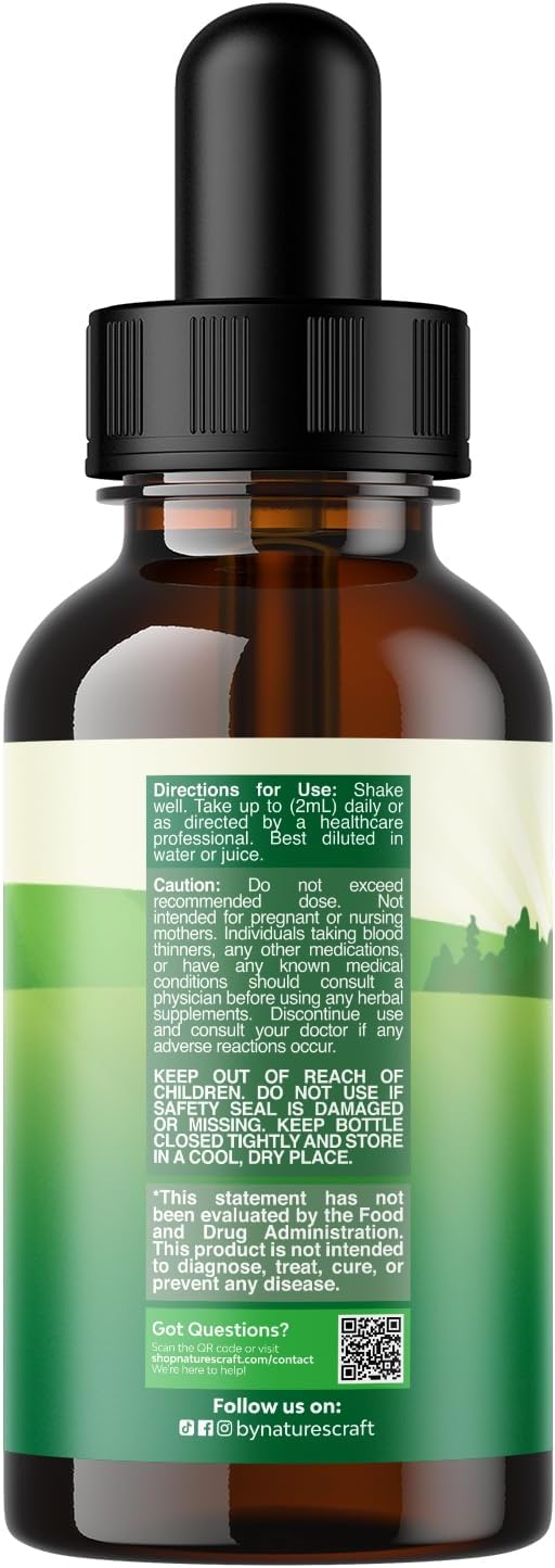 Natures Craft Liquid Multivitamin for Children Immune Support - Delicious Toddler Supplement with Vitamins A, C, D3, E, B6 - High Absorption, 60 ml (2 fl oz) - görsel 7