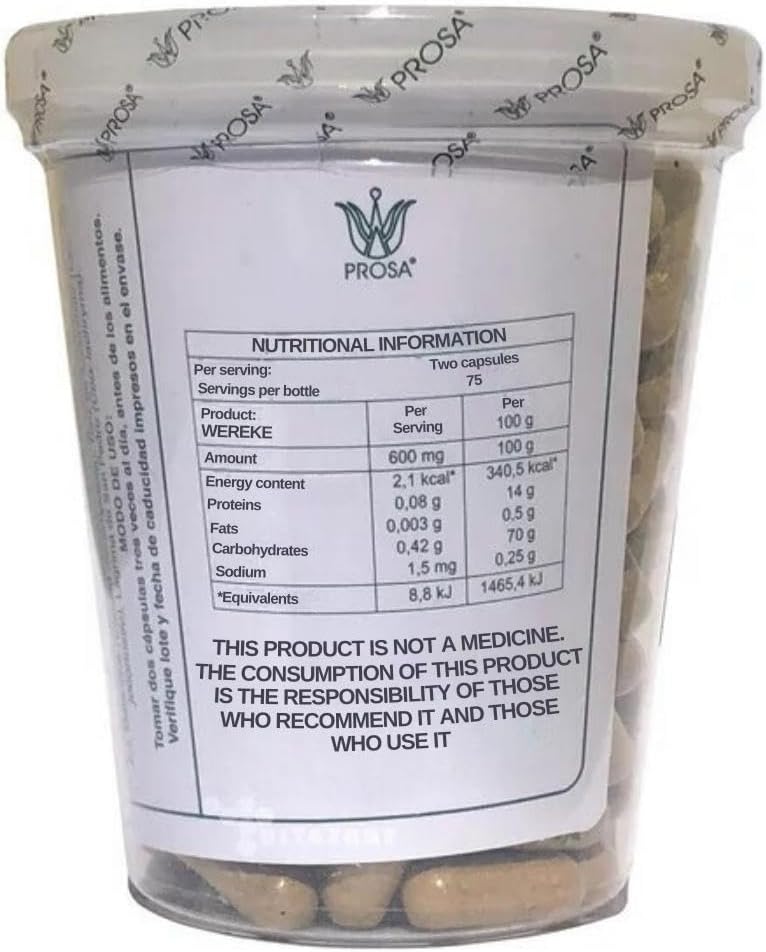 Margarita Wereke Supplement - 150 Capsules, 300mg - görsel 1
