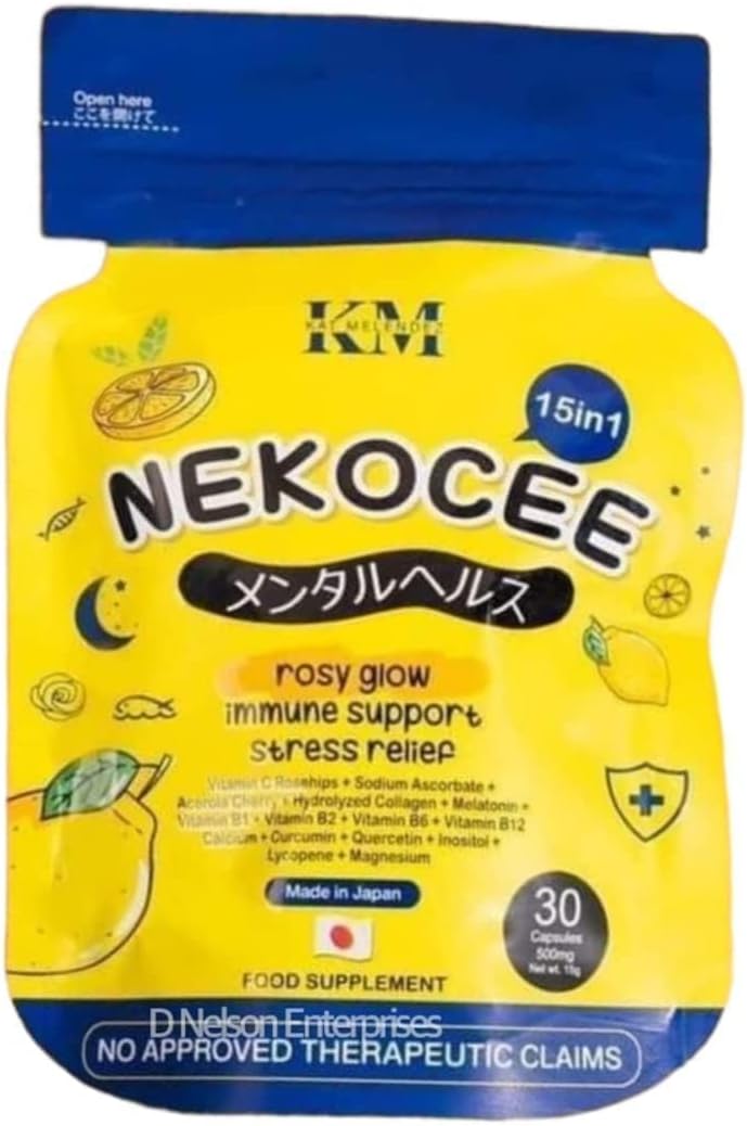HerSkin Nekothione Glutathione (60 capsules) & NekoCee (30 capsules) - görsel 2