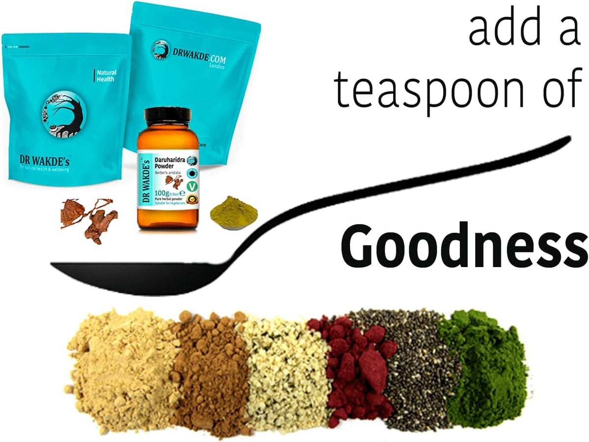DR WAKDE's Daruharidra Powder (Berberis aristata) - 100g - Pure Ayurvedic Herb - görsel 5