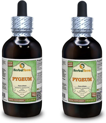 African Cherry Pygeum (Prunus Africana) Glycerite - Alcohol-Free Liquid Extract, 2x120 ml