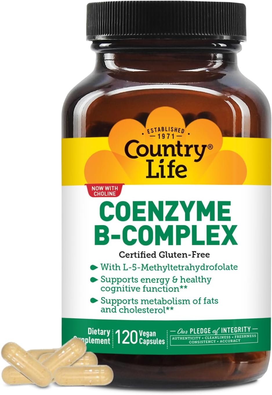Country Life Coenzyme B-Complex, 120 Capsules - görsel 1