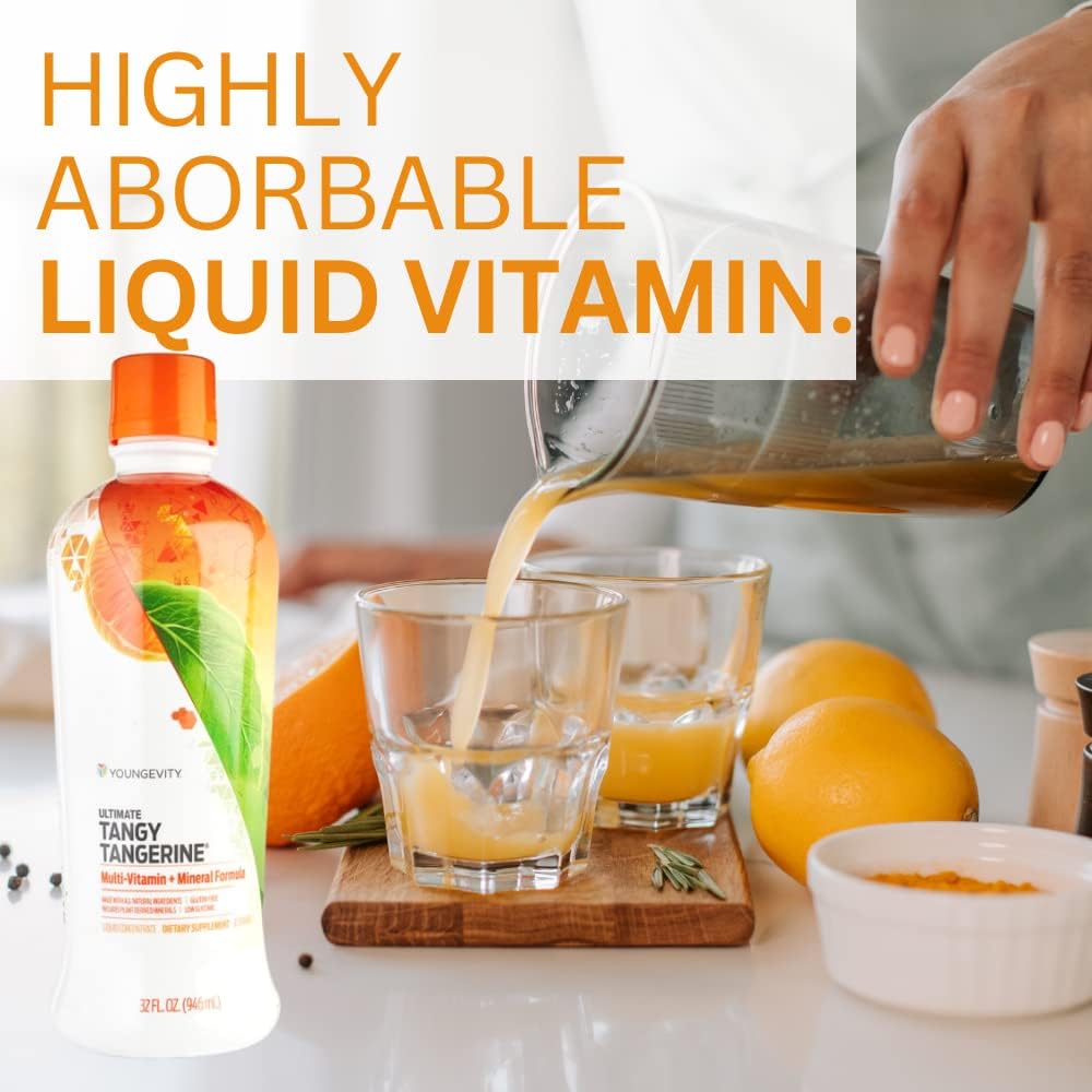 Youngevity Majestic Earth Ultimate Tangy Tangerine, 946 ml – Liquid Multivitamin - görsel 6