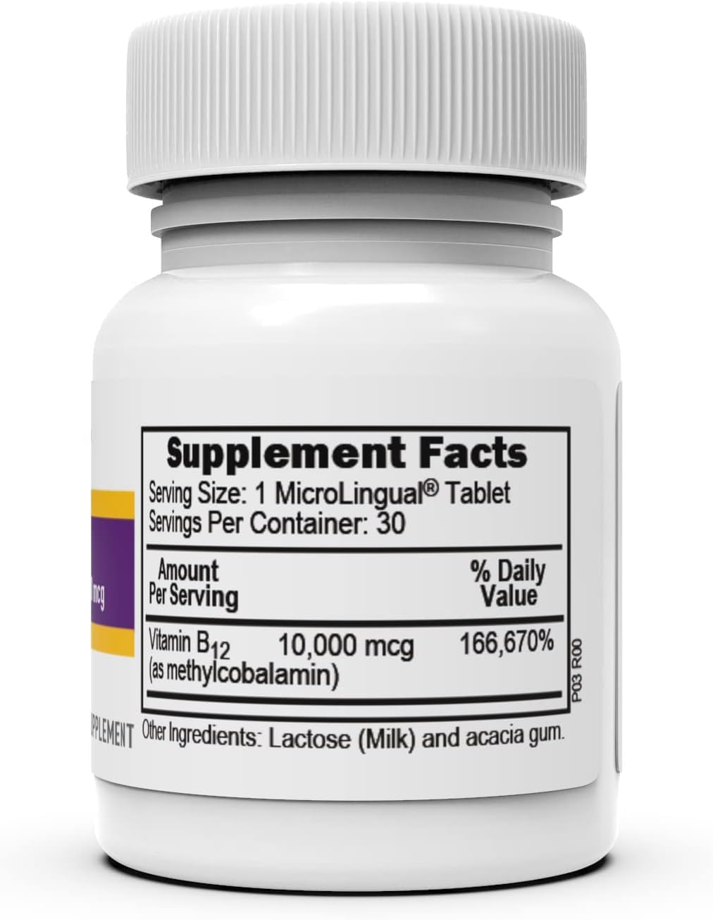 Superior Source No Shot Methylcobalamin Vitamin B12 10000 mcg Sublingual Tablets - görsel 4