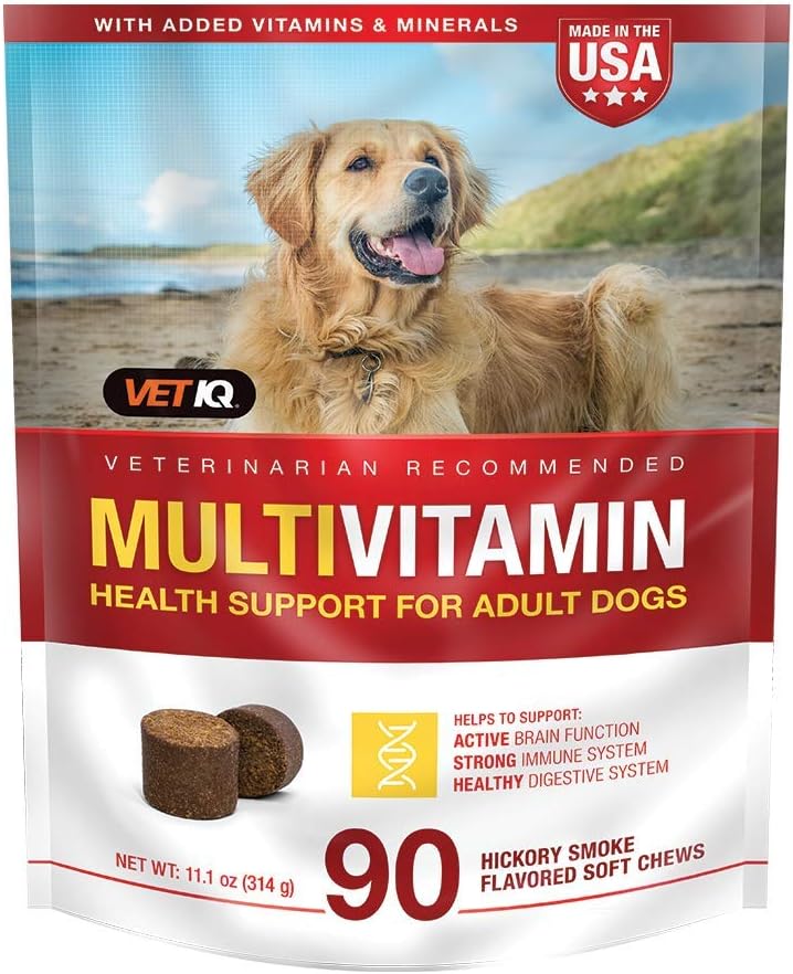 VetIQ Multivitamin for Dogs, Soft Chews, 90 Count - görsel 1
