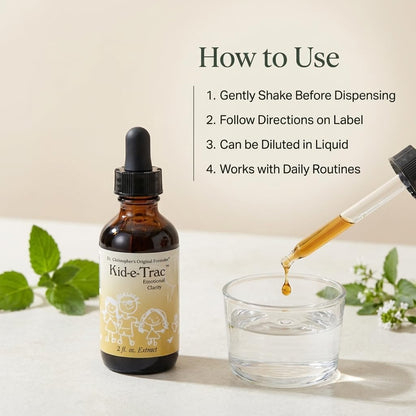 Christopher's Original Formulae Organic Kid-e-Trac Extract Liquid – Alcohol-Free Children's Formula