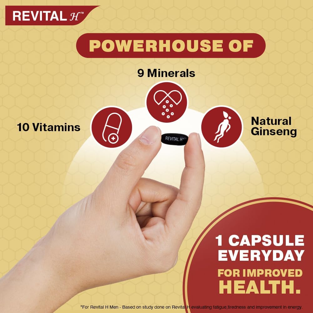 Wellness Duo Pack | Multivitamins, Calcium, Zinc & Natural Ginseng Capsules for Daily Immunity, Strong Bones, and Energy (Men & Women 30s) - görsel 3