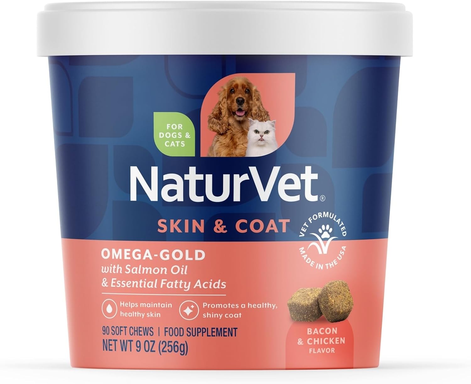 NaturVet – Salmon Oil Skin & Coat Plus Omegas | Supports Healthy Skin & Glossy Coat | Natural Source of Omega-3 & 6 Fatty Acids | for Dogs & Cats (500 ml) - görsel 10