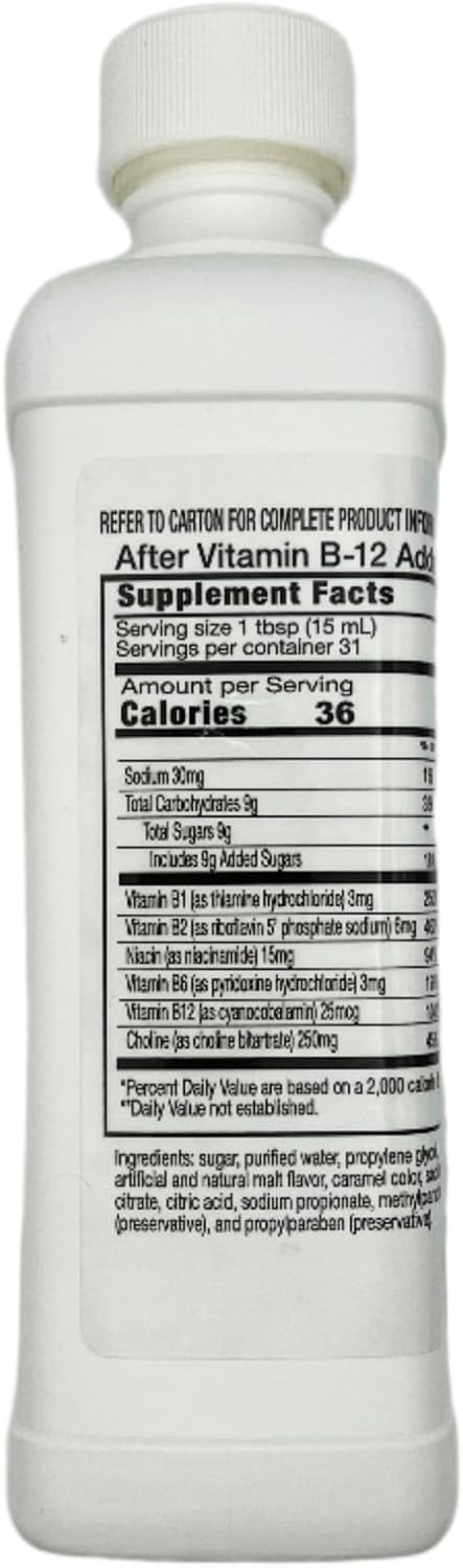 Almebex Plus B12, Neurotropic Vitamins and Choline, 473 ml - görsel 5