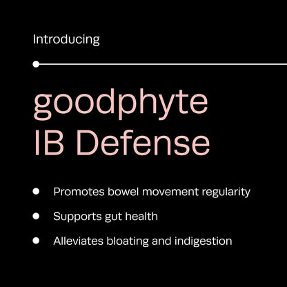Goodphyte | IB Defence Food Supplement | 60 Capsules | Naturally Occurring Enzymes that Support Digestion