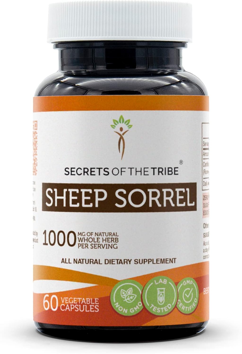 Secrets of the Tribe Sheep Sorrel Capsules - 60 Vegetable Capsules - görsel 1
