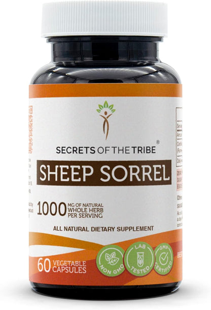 Secrets of the Tribe Sheep Sorrel Capsules - 60 Vegetable Capsules