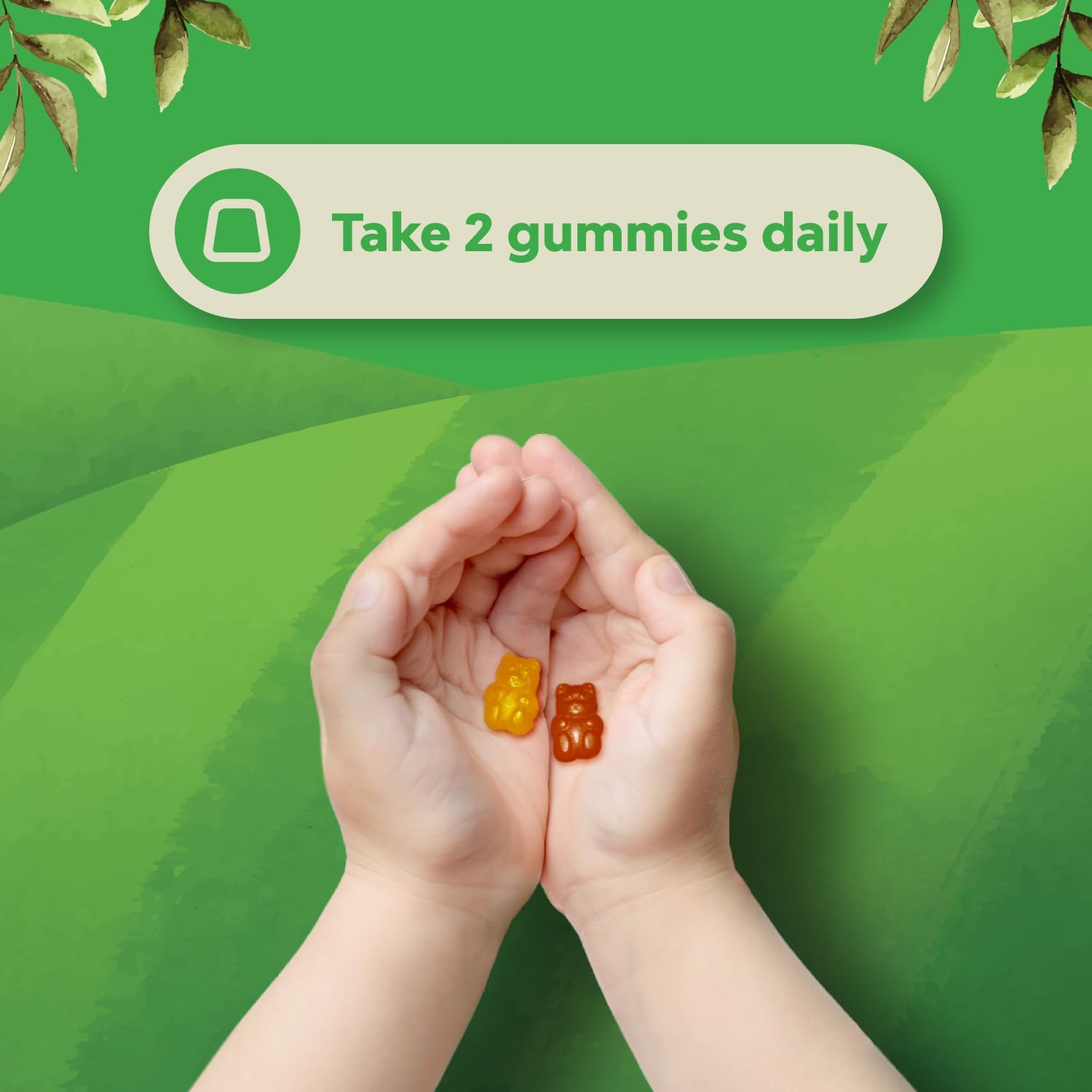 Natures Craft Kids Multivitamin Gummies - Vegan Multivitamin for Children 2+ with 14 Essential Vitamins and Minerals - 120 Count - görsel 4