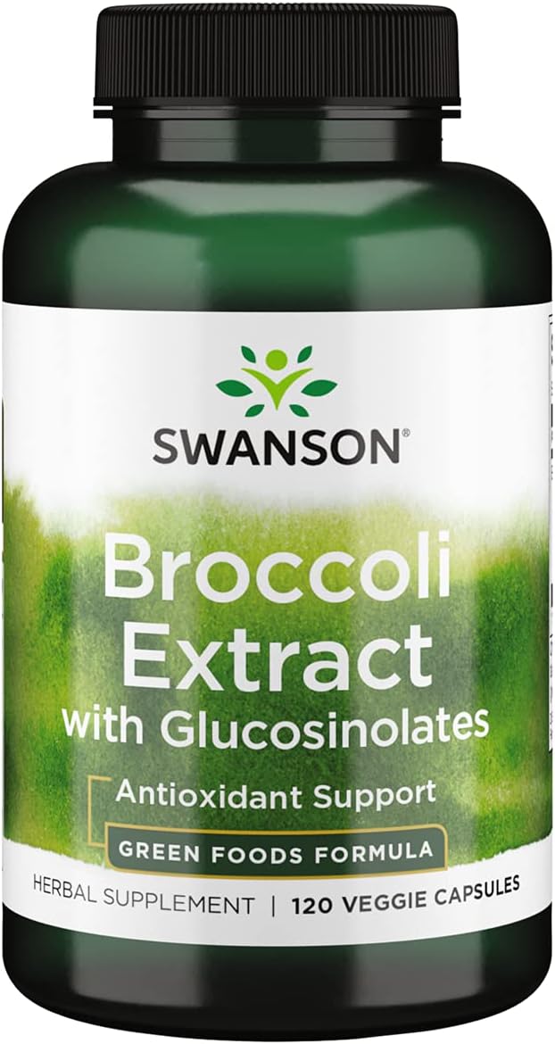 Swanson Broccoli with Glucosinolates - 120 Vegan Capsules - görsel 1