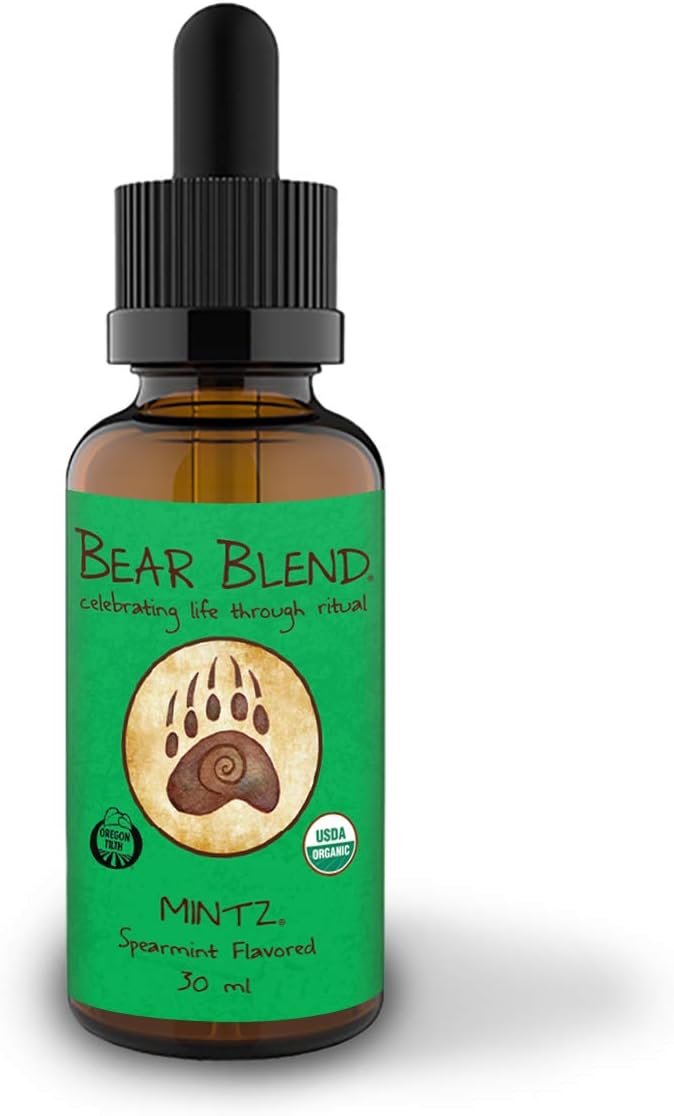 Bear Blend Liquid Herbz – Mintz – Spearmint Flavour – 30 ml - görsel 1