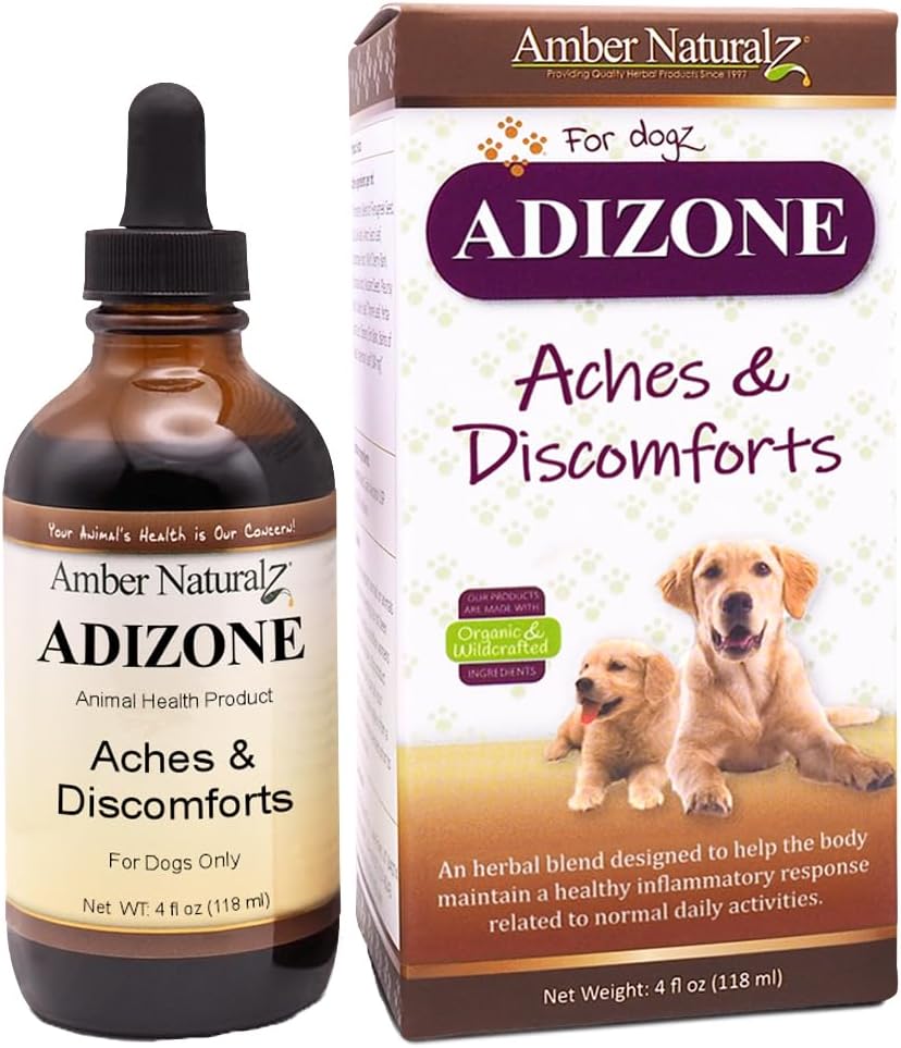 Amber NaturalZ Adizone Herbal Supplement for Dogs, 118 ml - görsel 1