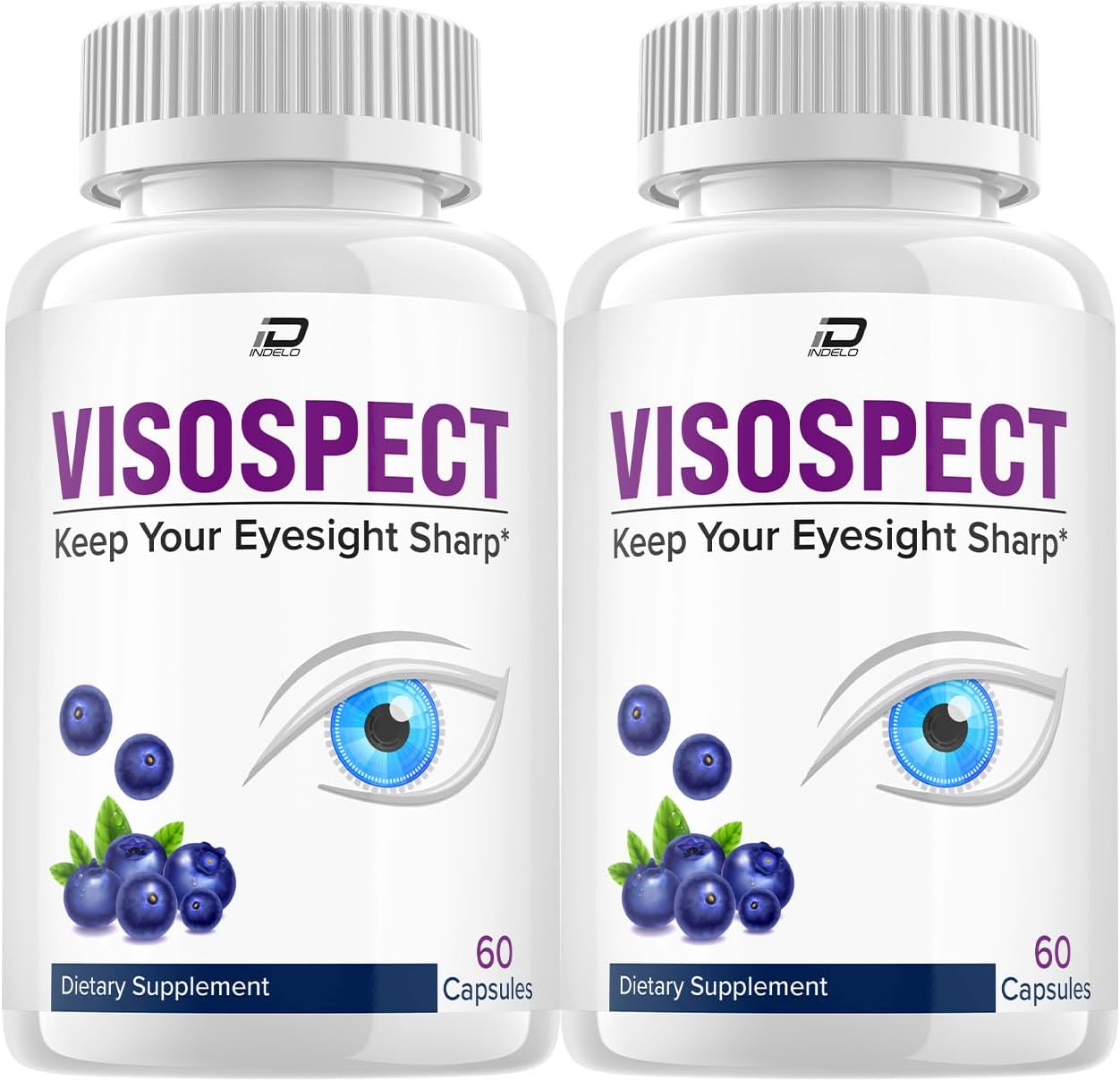 Visospect Plus Eye Support Supplement – 2 Pack (120 Capsules) - görsel 1