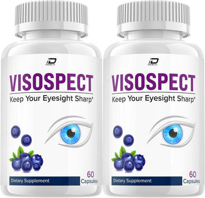Visospect Plus Eye Support Supplement – 2 Pack (120 Capsules)
